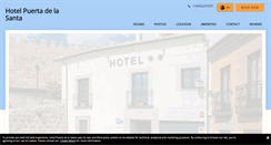 Desktop Screenshot of hotelpuertadelasanta.com